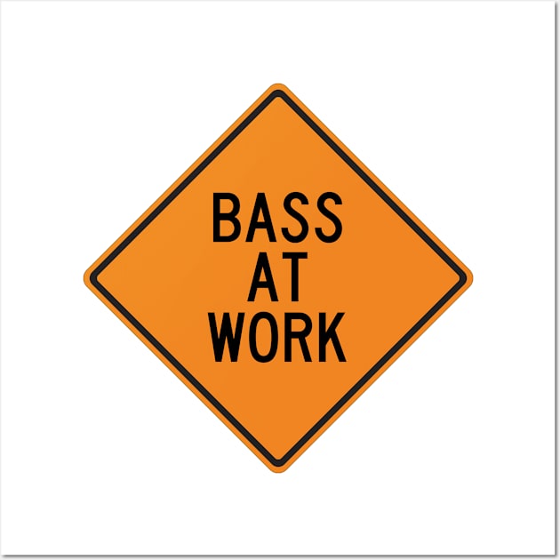 Bass at Work Wall Art by Wurmbo